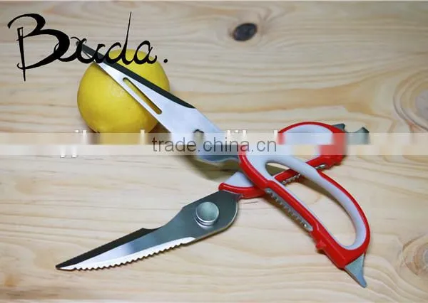 Multifunction Stainless Steel Kitchen Scissors With PP+TPR Handle BD-S1630 photo-2