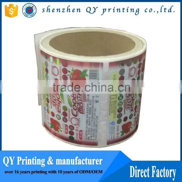 Custom Manufacturer Cheap Order Discount Private Oval Print Small Round Self Adhesive Company Roll Vinyl Business Label Sticker photo-5