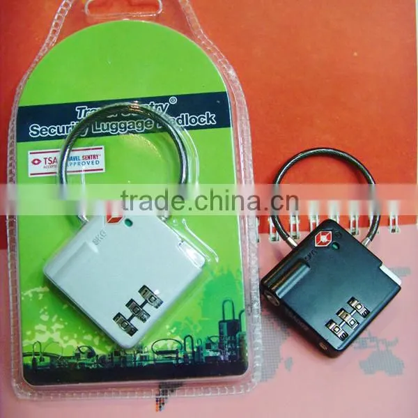 2015 New Trendy Style Safe Suitcase Lock Travel Lock TSA Cable Lock photo-4