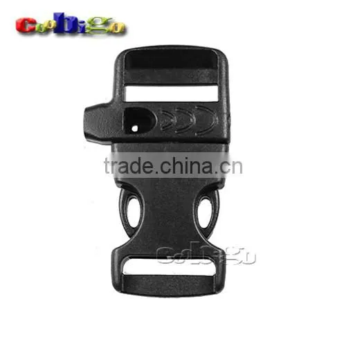 Black Emergency Survival Whistle Buckles For Paracord Bracelets #FLC007-A/B photo-5