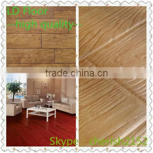 880kg/m3 Middle Embossed Laminate Flooring Friendly Eco in China photo-3