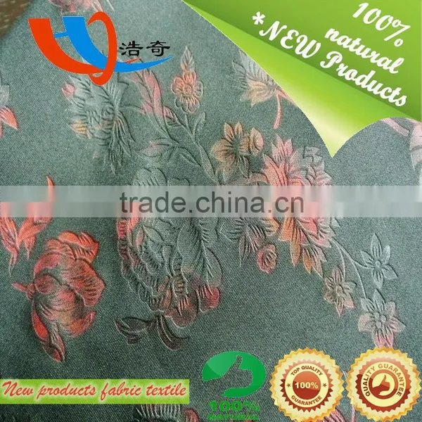 New Woman Clothing Fabric Product Made in China Shaoxing Factory Scuba 3d Print Multicolor Emboss Fabric photo-5