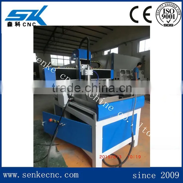 Hot sale small metal engraving machine SKA-6090L 4 axis cnc router woodworking machine