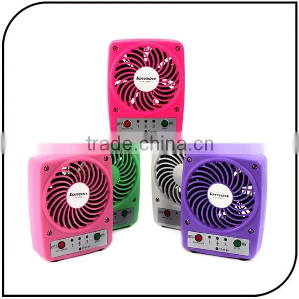 Portable Micro Mini Usb Fan Lithium Battery Operated Mini Electric Fans for Mobile Phone Charging photo-2