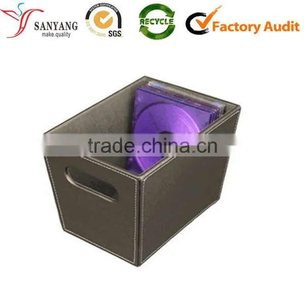 Customized Leather CD Box For Sale