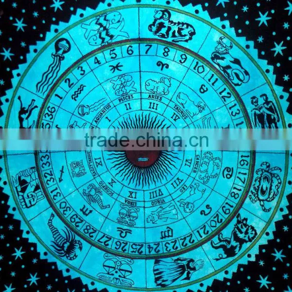 Mouse Over Image to Zoom Psychedelic-Tapestry-Indian-Wall-Art-Celestial-Sun-and-Moon-Tapestries-Zodiac photo-3