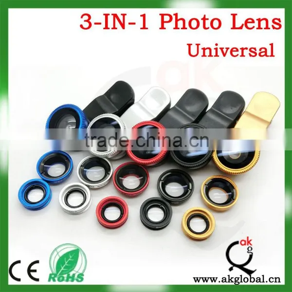 Universal Clip Lens 3 in 1 Mobile Phone Camera Lens for Nokia photo-6