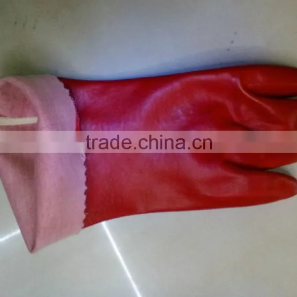 PVC Red Gloves China Supplier photo-6