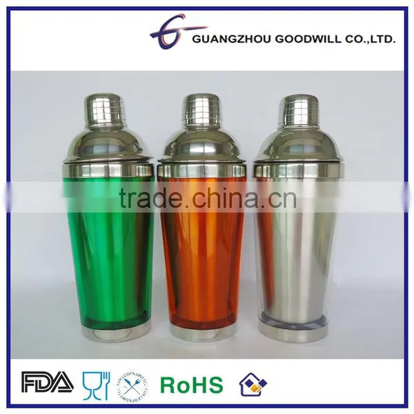 500ml S/S + Plastic Double-Walled Cocktail Shaker photo-4