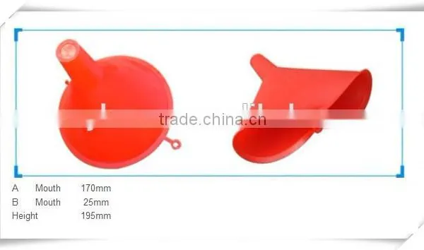 Cheap Popular Flexiable Plastic Kitchen Oil Funnel Pl007