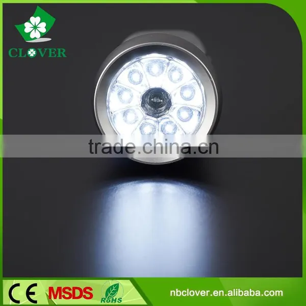 High Power 9 White+1 Red Led Multi-function Brightest Led Flashlight photo-4