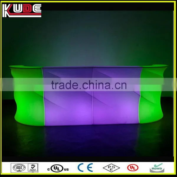 Rechargeable Battery Glow Plastic Bar Furniture for Hotel Garden photo-2