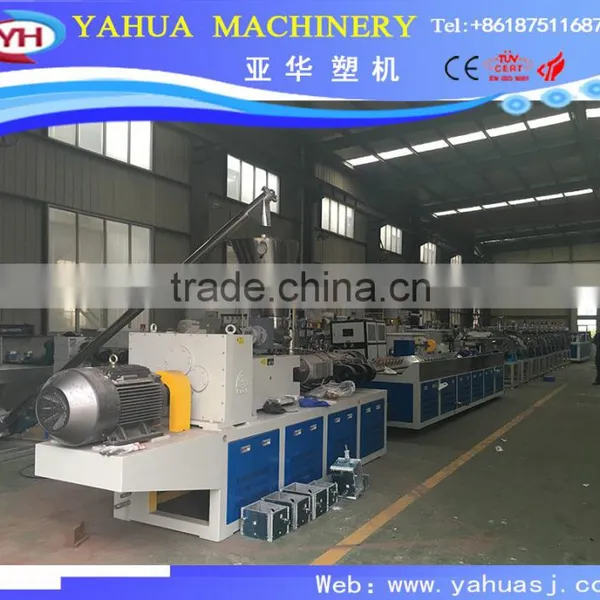 PVC Man-made Marble Board Making Machine/PVC Stone Sheet Extrusion Line photo-2