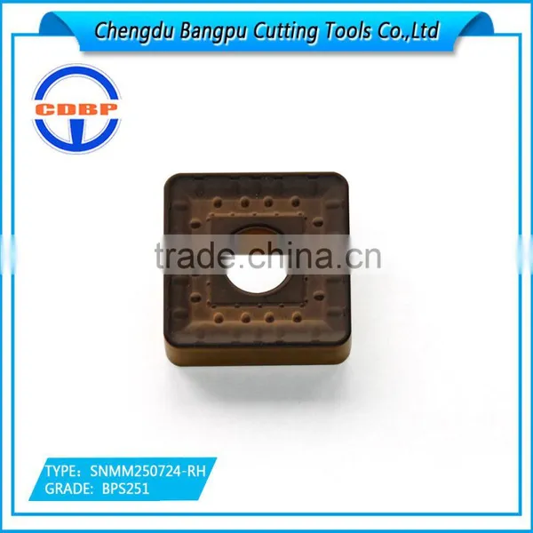 Carbide Turning Insert SNMM250724-RH BPS251 for Steel photo-3