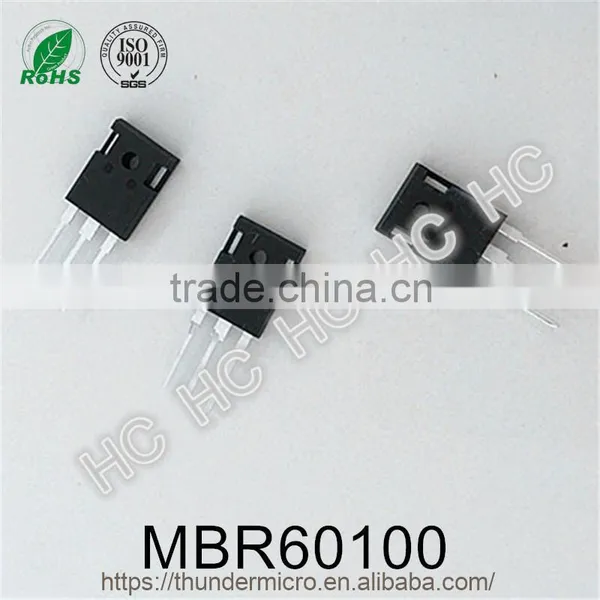 Original MBR60100 Schottky Barrier Rectifier Diode 60A 100V TO-247