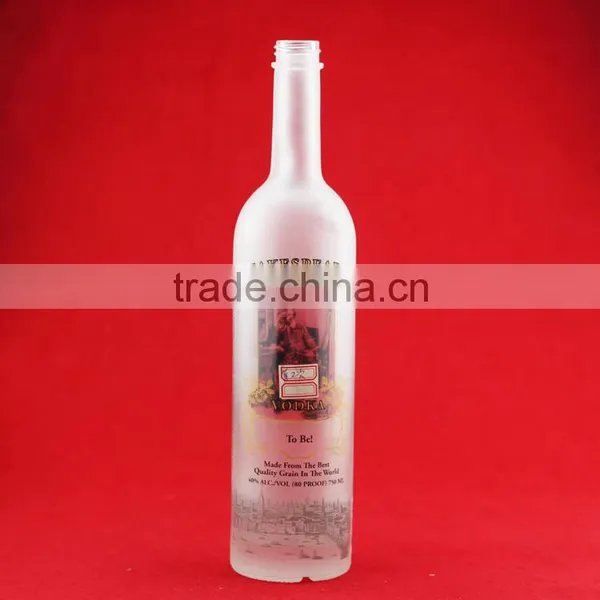 Custom Design Mongolian Vodka Bottle High Quality Spirit Bottle Wholesale Glass Bottles photo-3