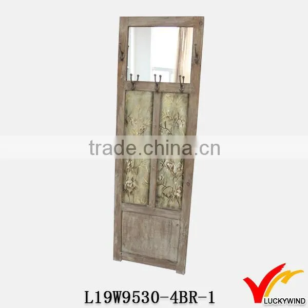 Farmhouse Home Decorative Distressed Antique Wooden Screen