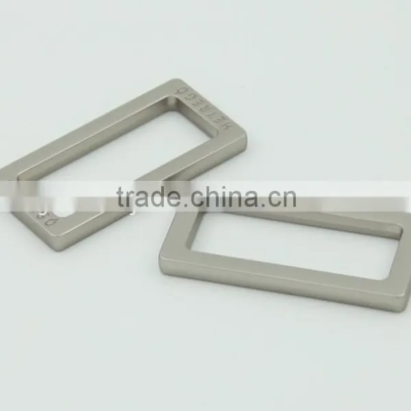 High Quality Wholesale Silver Metal Frame Tags Label Holer With Engraved Logo photo-4