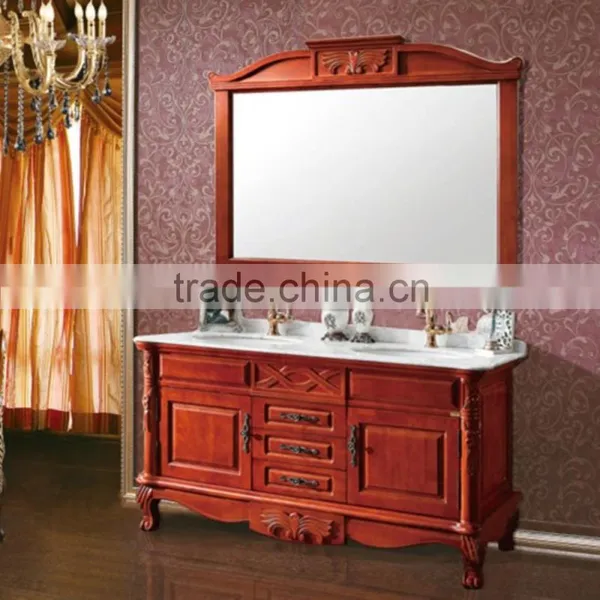 Classical Design Cheap Plywood Floor Standing Bathroom Cabinet photo-3