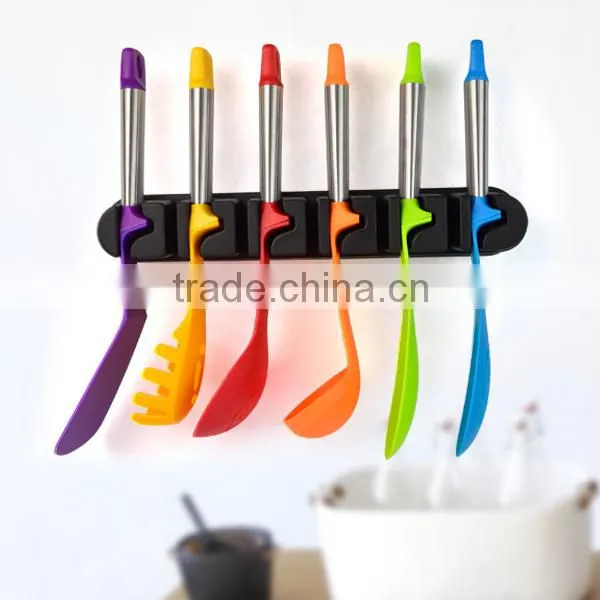 Custom 6-Piece Nylon Kitchen Utensils Sets With Holder Of Nylon Cooking Tools photo-3