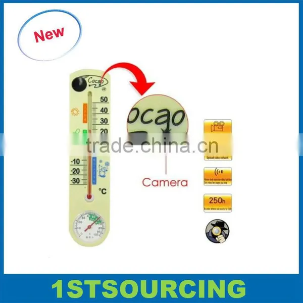 Motion activated Thermometer Hidden Camera with 4GB/8GB memory
