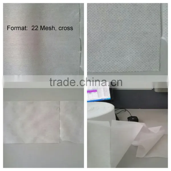 Spunlace Mesh 100% Viscose Rayon Nonwoven Fabric Roll for Making Compressed Wipes for Kitchen, Wet Scented Wipes for Restaurant photo-2