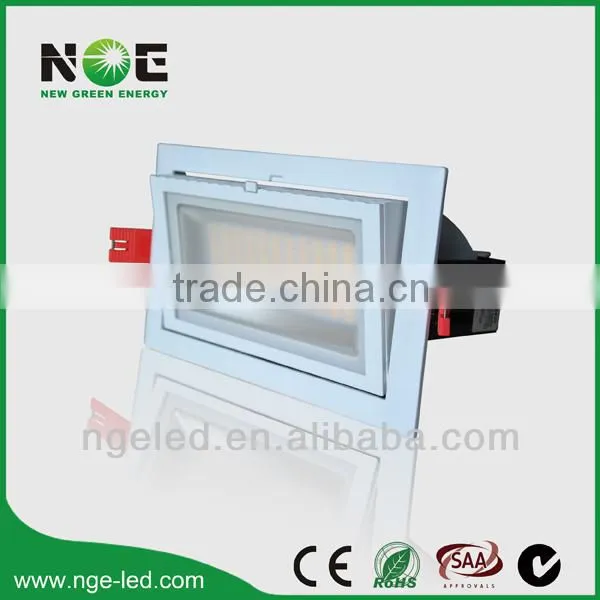 Adjustable 100lm/w CRI>80 Samsung 38W Super Brightness Led Down Light