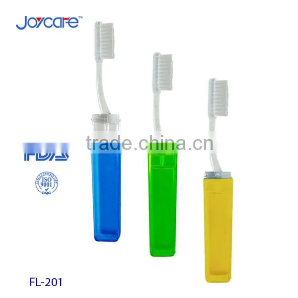 Fda Approved Transparent Foldable Toothbrush