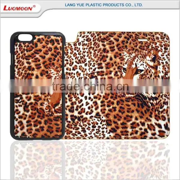 Luomoon New Separable Style Luxury Leopard Pattern Leather Flip Cover Case for Xiaomi Redmi Note 3 Mi5 photo-5