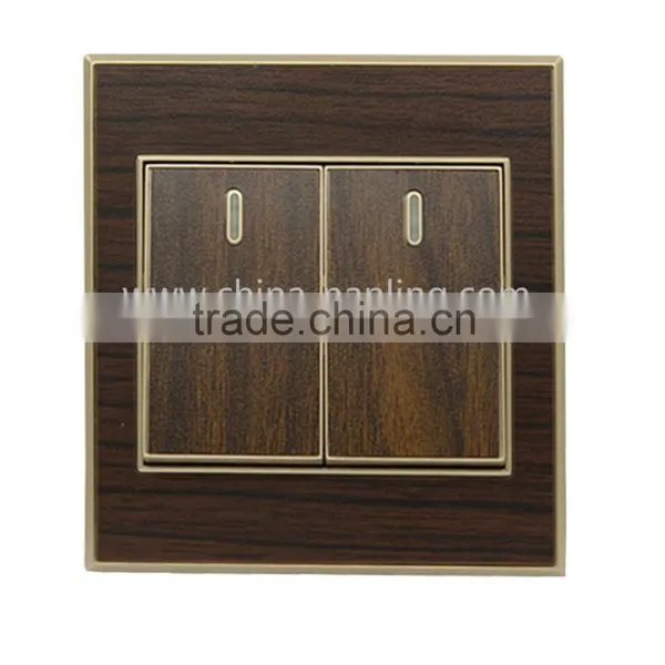 High Quality 2 Gang Types of Electrical Switches