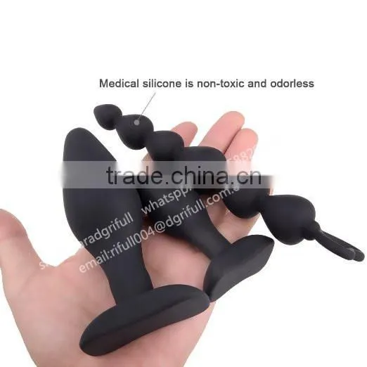 Silicone Anal Beads of 6 Beads,3 Sex Toys for Anal Masturbation and Expansion photo-2