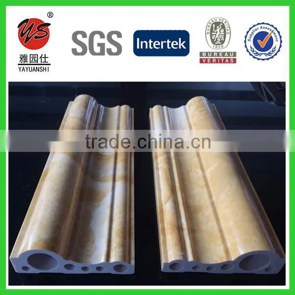 Marble Design 8cm Pvc Moulding Profile for uv Sheet photo-4