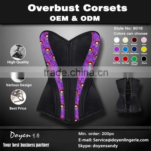Plus Size Steel Boned Corset Bodysuit for Women Full Steel Boned Corset photo-4