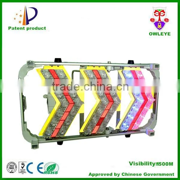 Flashing Road Safety Portable Solar Arrow Guide Board photo-2