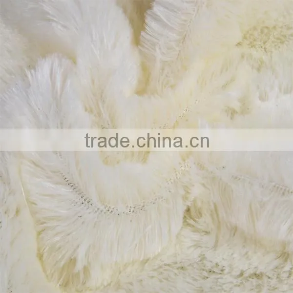 100% Polyester Knitting Long Pile pv Plush Fabric for Felt/lining/Upholstery