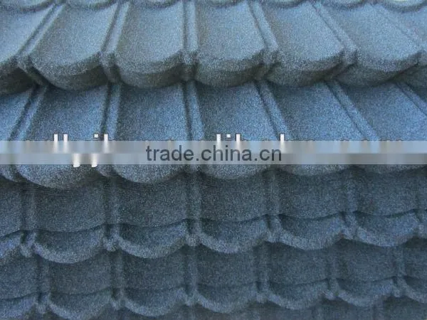 China Villa Building Material Colorful Stone Coated Steel Roofing Sheet/roof Tile photo-3