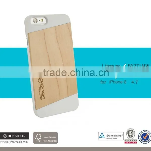 OEM Wood Factory Private Label Laser Engraving LOGO for i Phone 6 Cover, for IPhone 6s Plus Bamboo Wooden Bumper Cases Universal photo-5