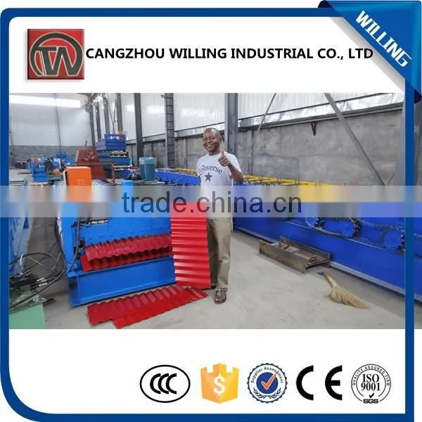 Metal Stud and Track Corrugated Steel Panel Roll Forming Machinery photo-4