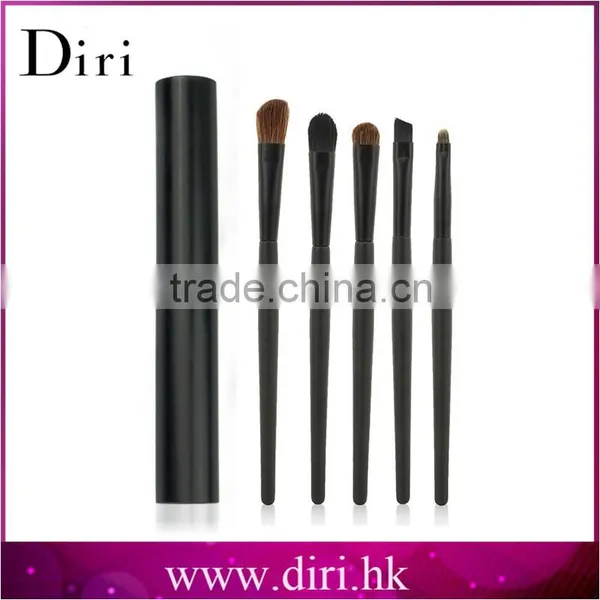 Fashionable High Quality Small Black Makeup Brush Set photo-3