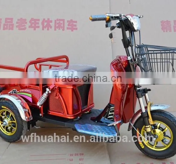 China Factory Export Three Wheel Electric Tricycle Cargo Bike 48V 500W photo-2