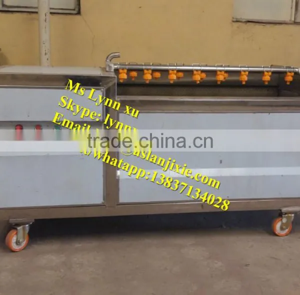 Potato Ginger Washing Peeling Machine /ginger Peeling Cleaning Machine photo-3