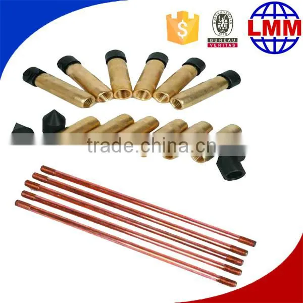 High Voltage Solid Copper Bonded Steel Ground Rod photo-4