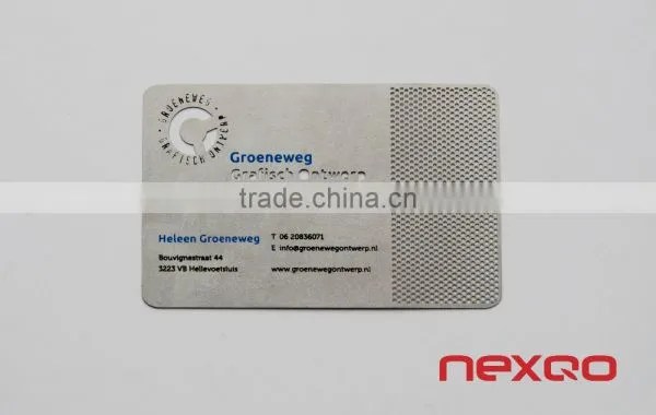 Customized Barcode Printed Loyalty Metal Card photo-6