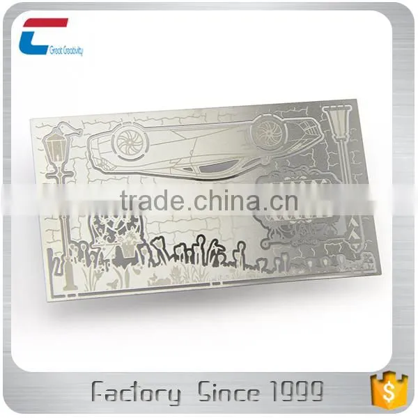 Customized Die Cut Size Metal Tag, Metal Name Card, Name Tag photo-2