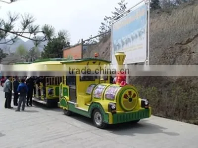 40 Passenger Trackless Fun Train for Amusement Park, Kids Riding Train photo-2