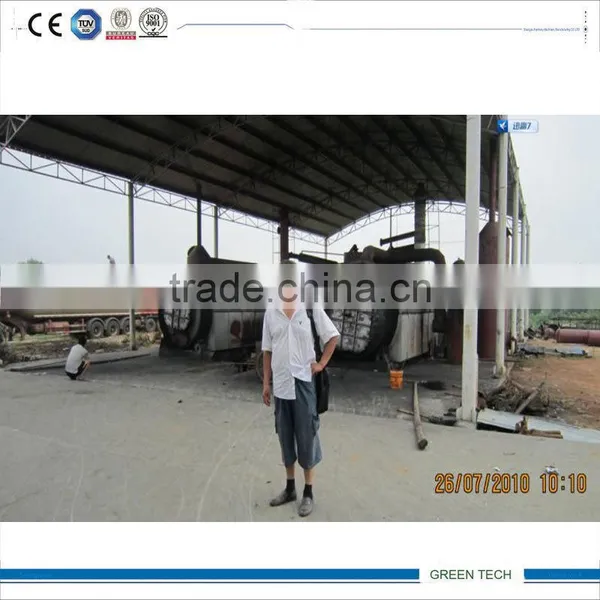 10-12tpd Waste Tyre Refining Machine Making Pyrolysis Oil photo-4