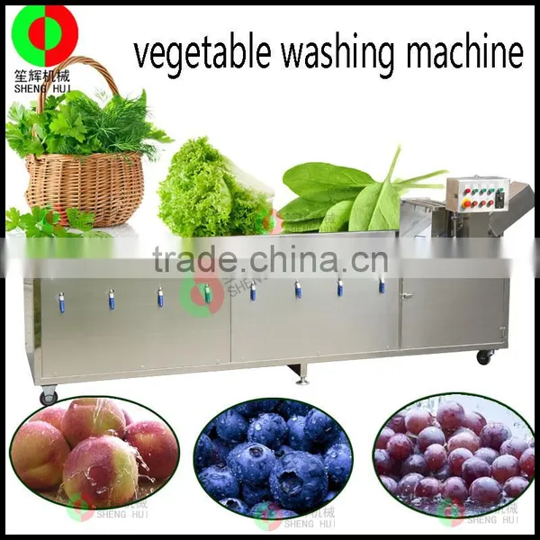 Best Popular Whole Stainless Steel Bubble Vegetable Washing Machine With Ozone System Fruit Washer Automatic Vegetable Washing photo-3