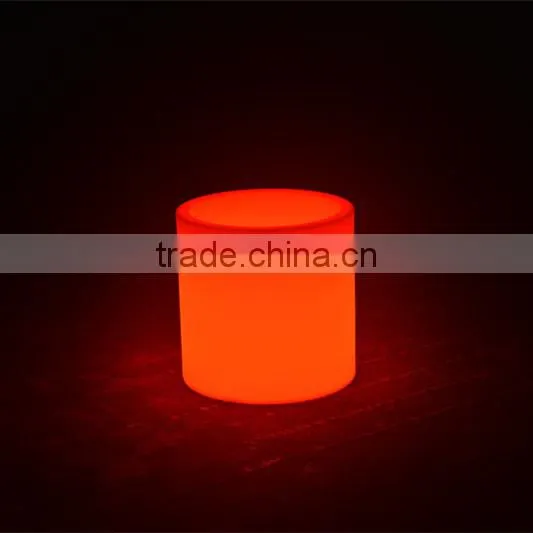 BSCI Approval Rechargeble Flower Pot/ Small Plastic Color Changing Vase Planter photo-2