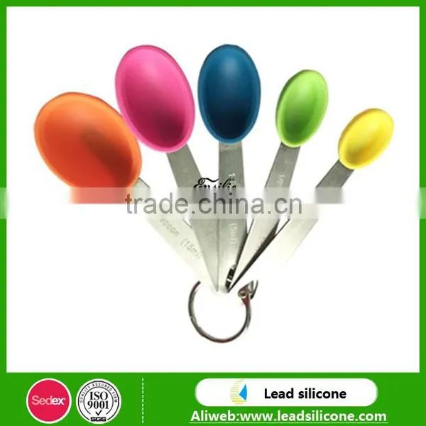 Multifunction Silicone Kitchen Utensil/ Different Volume 15ml, 7.5ml, 5ml, 2.5ml,1.25ml Silicone Measuring Spoon photo-5