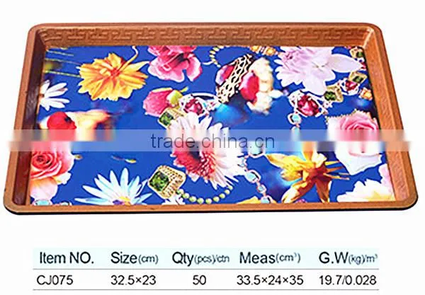 Serving Tray Sets, Round/Square Melamine Tray for European Market photo-3